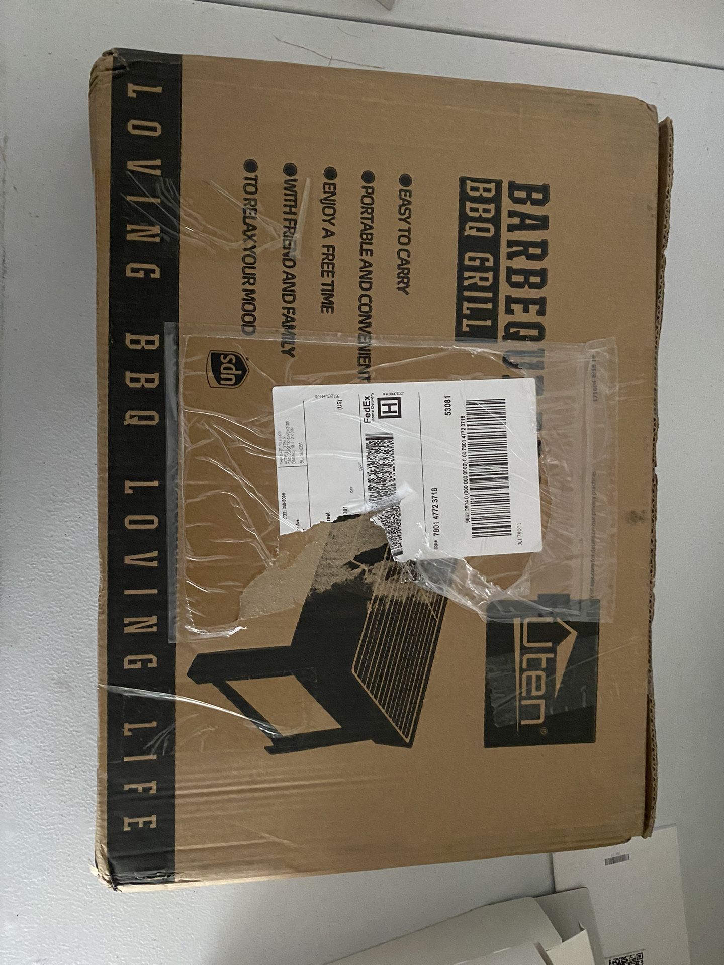 Uten Portable Charcoal Grill