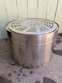 Stainless Steel Fire Pit- Fogata NEW