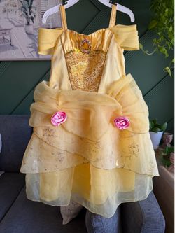 Belle Costume for Kids, Beauty and the Beast size 4-5y