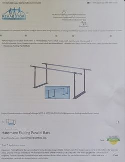 Parallel Rehab Bars