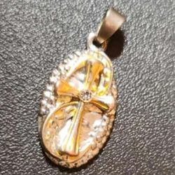 VINTAGE CRUCIFIX CROSS JESUS BIBLE BIBLICAL QUOTE JEWELRY BRACELET NECKLACE CHARM PENDANT