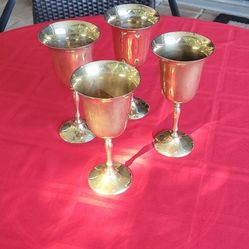 Brass Vintage Goblets