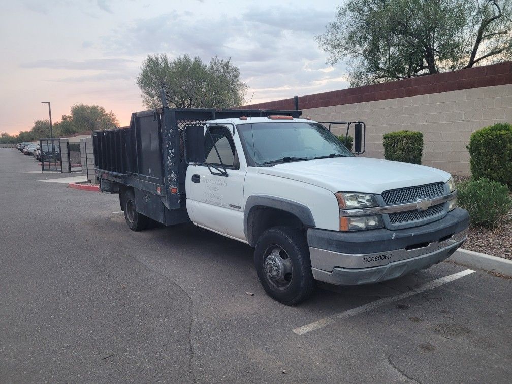Chevrolet Silverado Landscaping Truck.