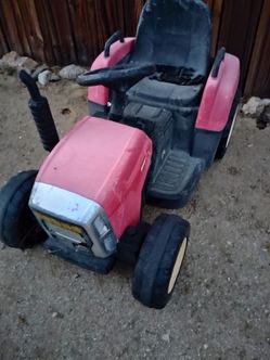 Red & Black Battery Ride-On Toy with Trailer Hitch