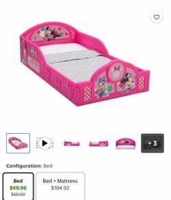 Minnie Mouse Toddler Bed