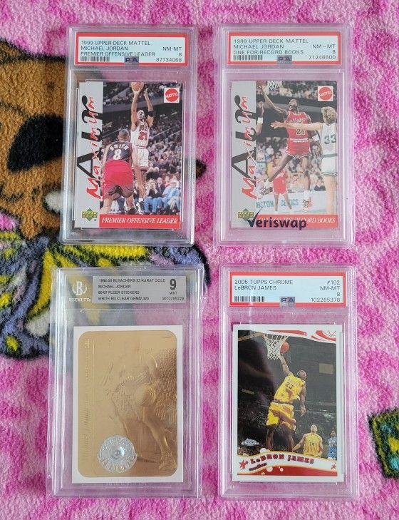 Basketball card Collection (Slabs, Michael Jordan & Others)