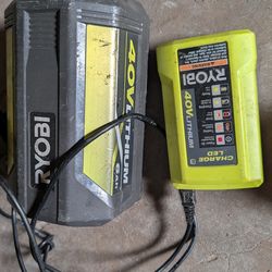 Ryobi 6AH 40v Battery And Charger