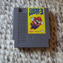 Super Mario Bros 3 NES Cartridge 