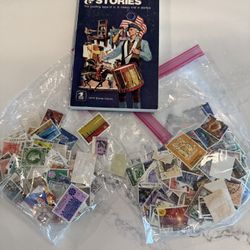 600+ Vintage Postage Stamps New Zealand and Australia 