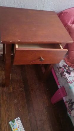 Wooden night stand