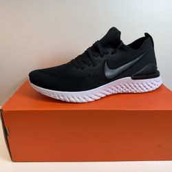 NIB Nike Epic React Flyknit 2 Black Running Sneakers BQ8928-002 Mens Size 10.5