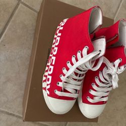Burberry tennis shoes