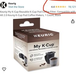 Keurig Reusable K-cup Filter Pods, New