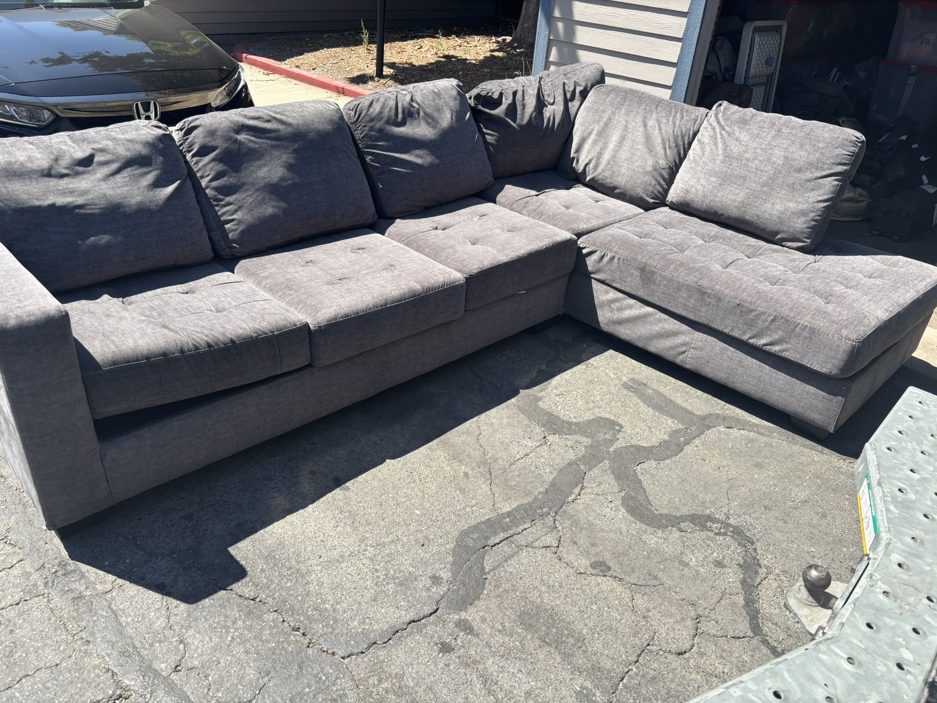 Gray Sectional Couch