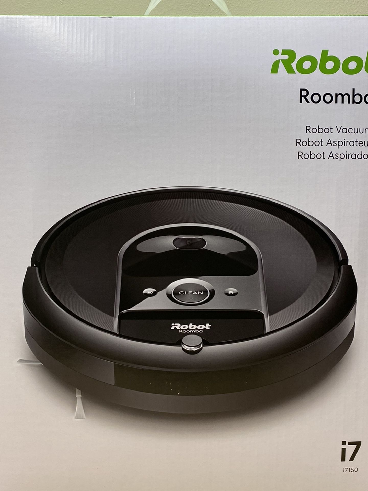 New! iRobot Roomba i7 (7150) Robot Vacuum- Wi-Fi Connected, Smart Mapping, Works with Alexa, Ideal for Pet Hair, Works With Clean Base