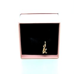 Pandora Rose Letter K Cz Dangle Charm