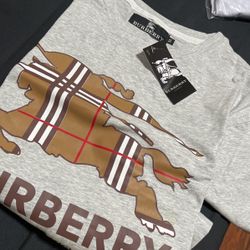 Gray XL Burberry Shirt 