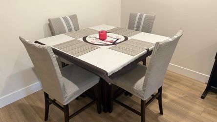 Ashley Furniture Dining Table with 4 Chairs – Storage – $650 OBO
