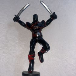 Stealth Ninja Toy Figure by California Costumes Black & Red B01
