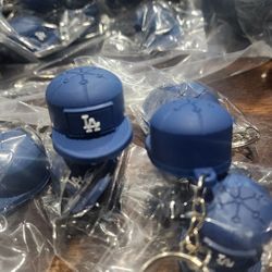 Dodgers Cap Keychain