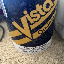 Traffic White Paint . Flat . 