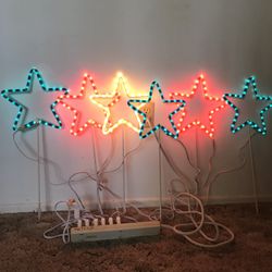 6 Led Flashing Stars $12.00 Now $10.00