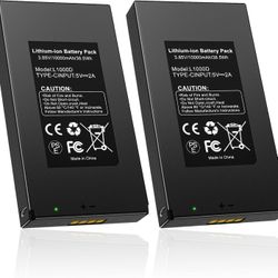 2 Pack 10000mAh Lithium Battery Pack