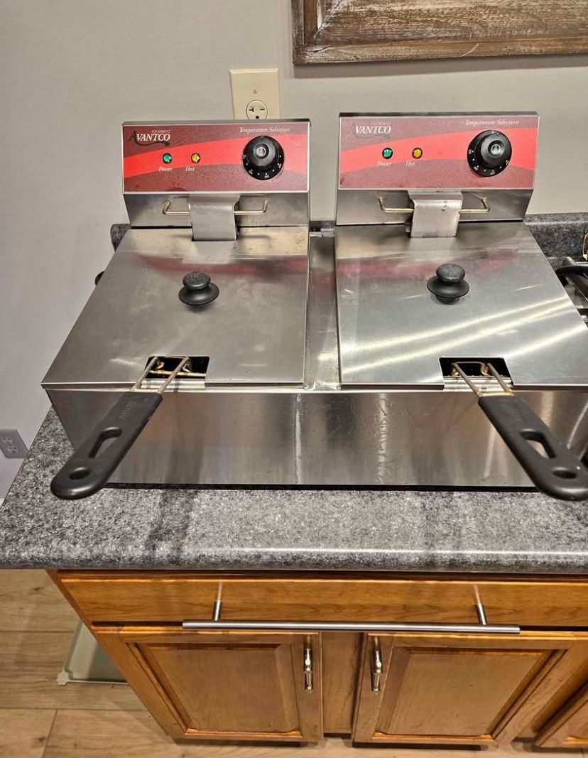 Commercial Double Deep Fryer