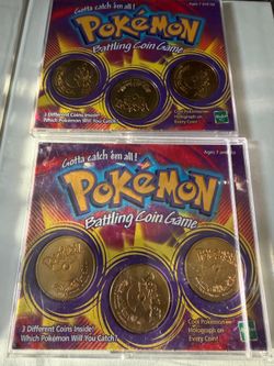 Pokemon battle coins (1999)