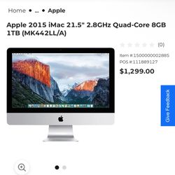 Mac All In One Computer