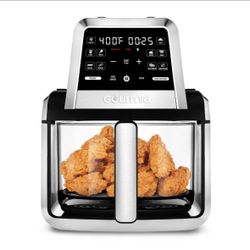 Gourmia 7-Qt. Fry 'N Fold Digital Air Fryer with 10 Presets & Guided Cooking - Black