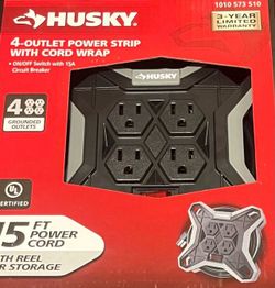 Husky 4 outlet power strip
