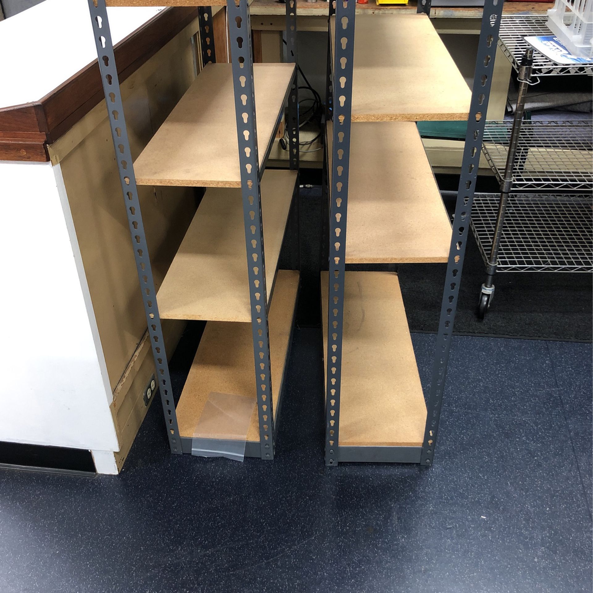 Metal Shelving Storage Two For $50!