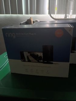 Ring Stick Up Cam Plug-In Security Camera