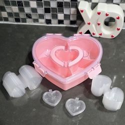 Valentine's Large Container & 45 Mini Heart Containers. PERFECT FOR THE TEACHER & FRIENDS! $5 DELIVERY FEE