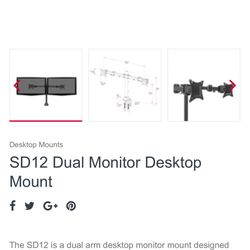Monitor Desktop Mount