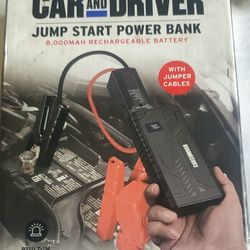 JUMP STARTER POWER BANK 8000MAH 400AMP JUMPSTARTER