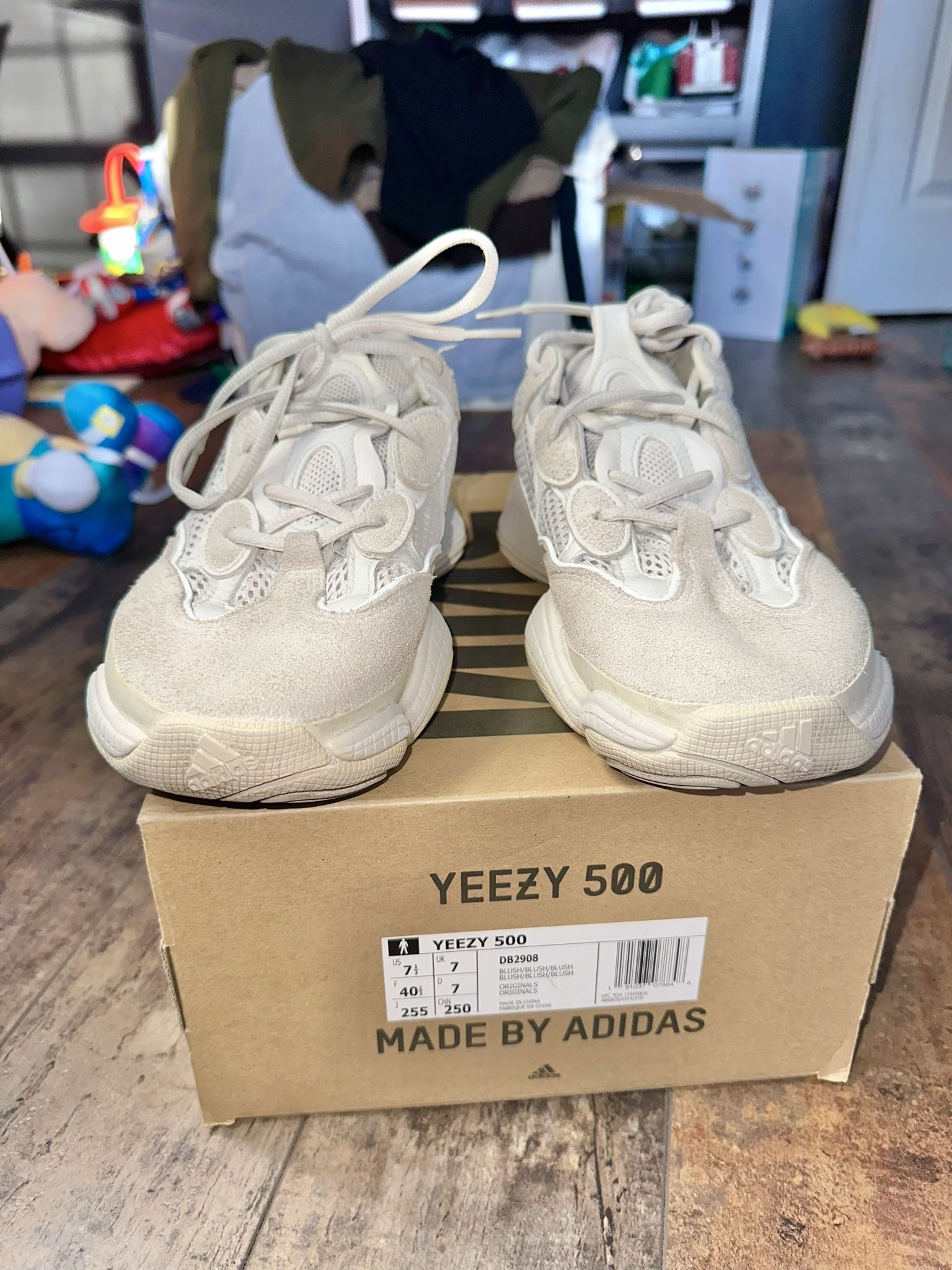 blush adidas originals yeezy boost 500