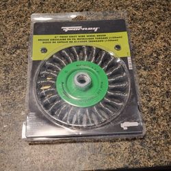 Forney 6" Twist Knot WIre Wheel