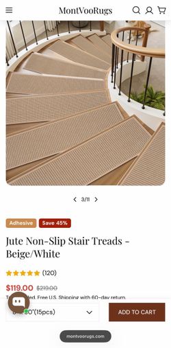 Non Slip Stair Thread