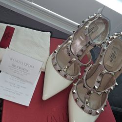 Valentino Rockstud T Strap 100MM Stilleto