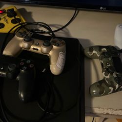 PS4 3 Controllers Every Cable