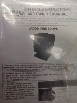 Cleveland Iron Works H110 Wood Stove – Never Used – $600 OBO