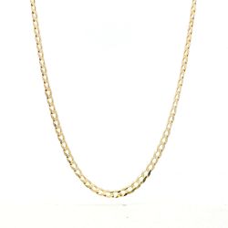 Men’s 14k Yellow Gold 4.3mm 24-inch Figaro Link Necklace 11061100