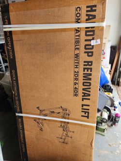 Jeep hardtop removal lift NEED GONE