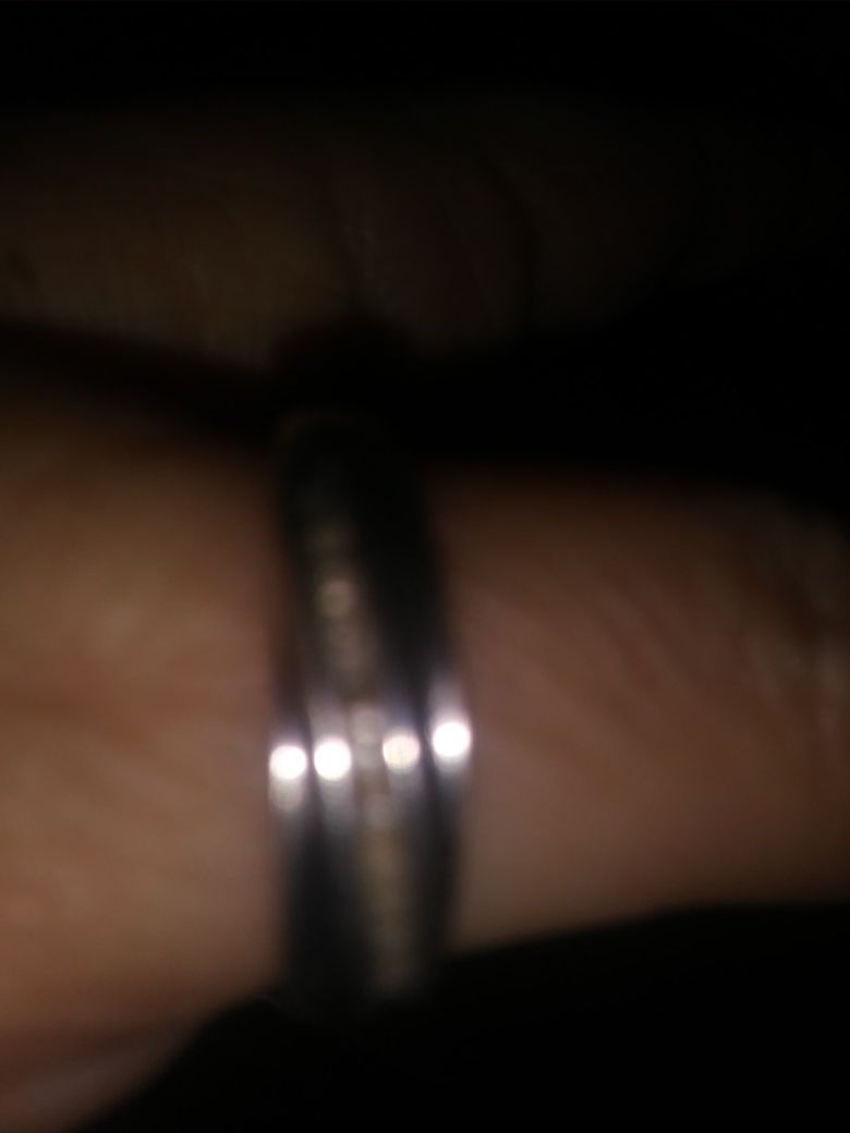 Mens wedding band. Either size 9 or 10