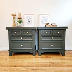 Large Refinished Night Stands 