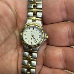 Vintage Bulova 2-Tone Women’s Watch! New Battery!