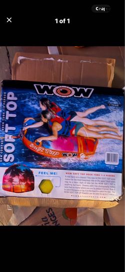 Wow soft deck tube 1-2 riders NEW