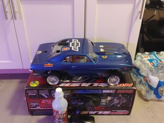 1968 Camaro SS on chrome Spokes Wheels 3.5 nitro Motor never 3